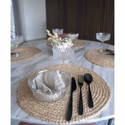 House Nordic 3984001 placemat Round Natural 4 pc(s) - Additional view 4