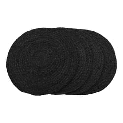 House Nordic 3984002 placemat Round Dark Grey 4 pc(s)