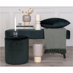 House Nordic 3961005 throw blanket 1300 x 1600 cm Cotton Green