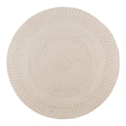 House Nordic Menorca Indoor, Outdoor Floor mat Round Polyethylene terephthalate (PET) Sand