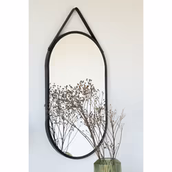 House Nordic 4001080 wall mirror Oval Black - Additional view 2