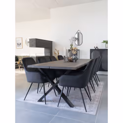 House Nordic 4001080 wall mirror Oval Black - Additional view 3