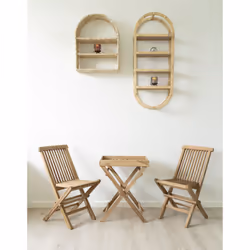 House Nordic 4292200 shelve Floating shelf Wall mounted Rattan Natural - Additional view 6
