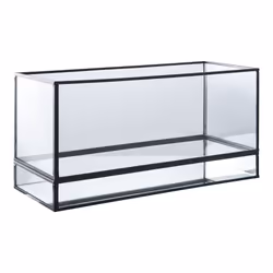 House Nordic Hurricane candle holder Glass, Metal Black - Additional view 3