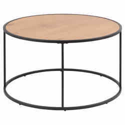 Actona Seaford, Coffee table, Round shape, 4 leg(s), Oak