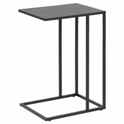 Actona Seaford, Side/End table, Rectangular shape, Black