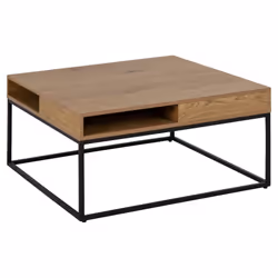 Actona Willford, Coffee table, Square shape, 4 leg(s), Oak