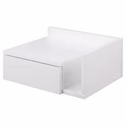Actona Ashlan Bedside table 1 drawer(s) White