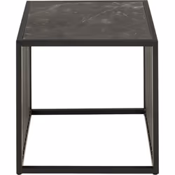 Actona Strington, Side/End table, Square shape, 4 leg(s), Black