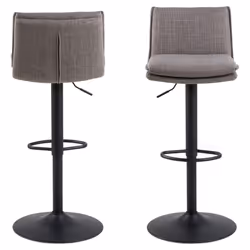 Actona Flynn bar stool Padded seat Padded backrest 1 leg(s)