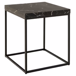 Actona Barossa, Coffee table, Square shape, 4 leg(s), Black