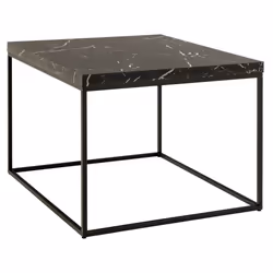 Actona Barossa, Coffee table, Square shape, 4 leg(s), Black