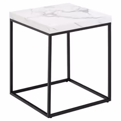 Actona Barossa, Coffee table, Square shape, 4 leg(s), White