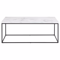 Actona Barossa, Coffee table, Rectangular shape, 4 leg(s), White