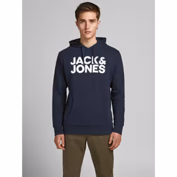 Jack & Jones 12152840, Adult, Blue, M, Cotton, Polyester, Do not bleach, Natural drying