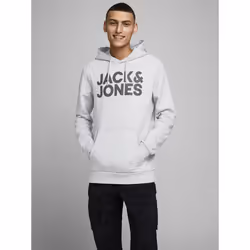 Jack & Jones 12152840, Adult, Grey, XS, Cotton, Polyester, Do not bleach, Natural drying