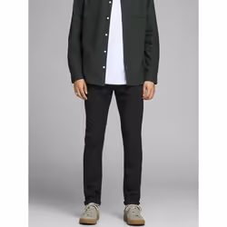 Jack & Jones 12159954, Chino, Adult, Black, Elastane, Polyester, Viscose, Do not bleach, Natural drying