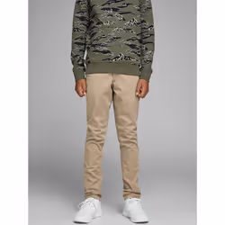 Jack & Jones 12160026, Male, Adult, Beige, 134 cm, Cotton, Elastane, Do not bleach