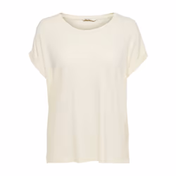 ONLY 15106662 T-shirt Round neckline Short sleeve Elastane, Polyester, Viscose
