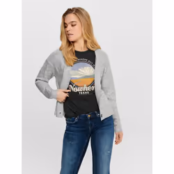 ONLY 15196734, Cardigan, Adult, Female, Grey, Light Grey Melange, XS