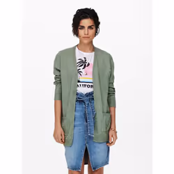 ONLY 15174274, Cardigan, Adult, Female, Green, Basil, XS