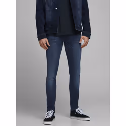 Jack & Jones 12166852, Blue, Jeans, Cotton, Elastane, Polyester, Do not bleach, Natural drying, Fine wash (30°C)