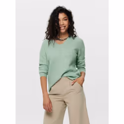 ONLY 15204588, Pullover, Adult, Female, Grey, Grey / Ether, S