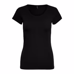 ONLY 15205059 T-shirt Jewel neckline Cotton, Elastane