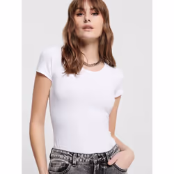 ONLY 15205059 T-shirt Jewel neckline Cotton, Elastane - Additional view 6