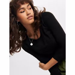 ONLY 15204712 Top (garment) Round neckline Long sleeve Cotton, Elastane - Additional view 6