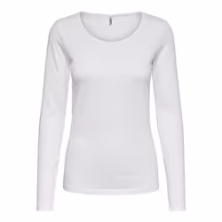ONLY 15204712 Top (garment) Round neckline Long sleeve Cotton, Elastane