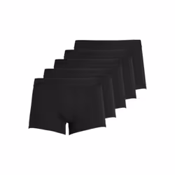 Jack & Jones 5-Pack Trunks, Boxer briefs, Boxer brief, Adult, Male, Black, Monochromatic