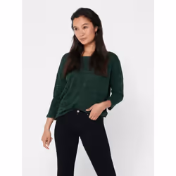ONLY 15177776, Top (garment), Adult, Female, Green, Pine Grove, S