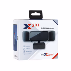 ProXtend X301 Full HD webcam 5 MP 2592 x 1944 pixels USB 2.0 Black - Additional view 4