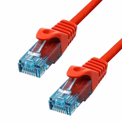 ProXtend CAT6A U/UTP CU LSZH Ethernet Cable Red 10M, 10 m, Cat6a, U/UTP (UTP), RJ-45, RJ-45, Red