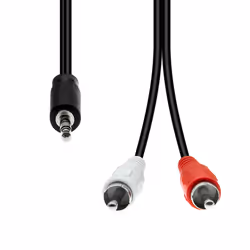 ProXtend 3-Pin to 2 x RCA Cable M-M