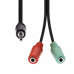 ProXtend 4-Pin to 2x 3-Pin Cable M-F