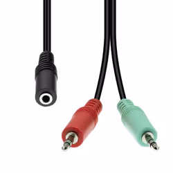 ProXtend 4-Pin to 2x 3-Pin Cable F-M