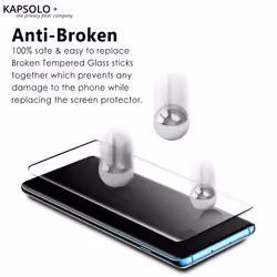 KAPSOLO Tempered GLASS Samsung Galaxy S20 Plus Sreen Protection - Additional view 5