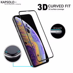 KAPSOLO Tempered GLASS iPhone 13 PRO MAX Ultimate curved Sreen Protection - Additional view 4