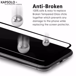 KAPSOLO Tempered GLASS iPhone 13 PRO MAX Ultimate curved Sreen Protection - Additional view 5