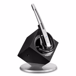Premium. single-sided. wireless DECT headset with single-connectivity to desk phone. High-quality sound and EPOS Voice™ creat ...