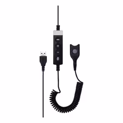 This cable adapter offers. in combination with the IMPACT SC 600 and IMPACT SC 200 headset variants with Easy Disconnect plug ...