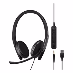 Wired. double-sided headset with 3.5 mm jack USB connectivity. Microsoft Teams certified and optimized for UC. Work your way ...