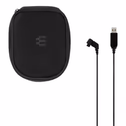 Carry pouch and USB-A charging cable for IMPACT 5000 headsets. for professionals who require a flexible and easily portable s ...