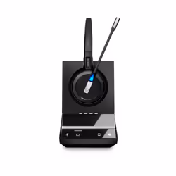 Single-sided. wireless DECT headset with three wearing styles. for professionals using PC/softphone. Super wideband audio and ...