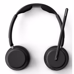 Double-sided Bluetooth® headset for the New Open Office. Combining EPOS BrainAdapt™ technology to reduce brain fatigue with i ...