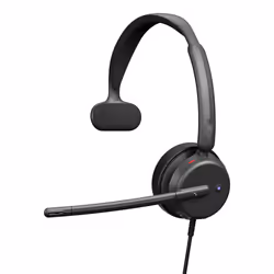 Single-sided wired headset. Teams certifiedBe heard on any call with a wired headset for hybrid workers that delivers value f ...