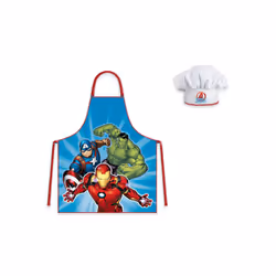 Marvel Comics Avengers Apron and Chef's Hat Set Age 3-8 years I