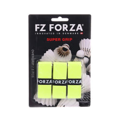 Forza Super Grip Badminton Racket Anti Slip Absorbent Tennis Replacement Tape - 3 Pcs, Yellow